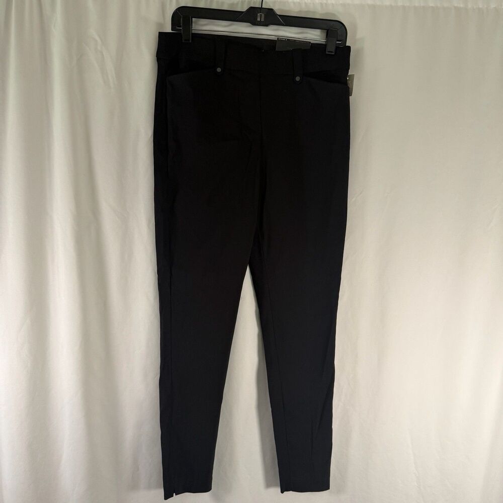 New Maurices Pull On Skinny Ankle Pants Women's Medium Black Mid Rise Stretch